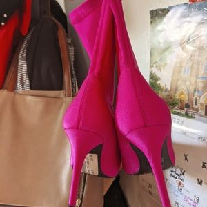 Barbie Pink sock booties